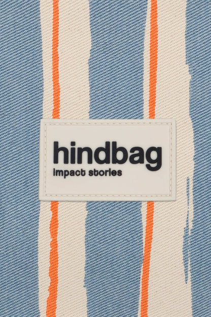 Housse d'ordinateur Ava Rayures Orange et Bleu