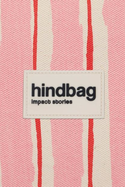 Trousse de toilette XL Alix Rayures Rose et Rouge