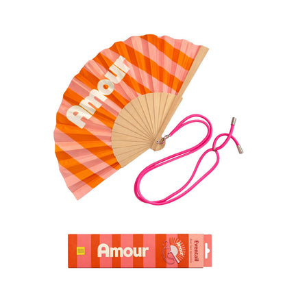 Fan with Shoulder Strap – Love