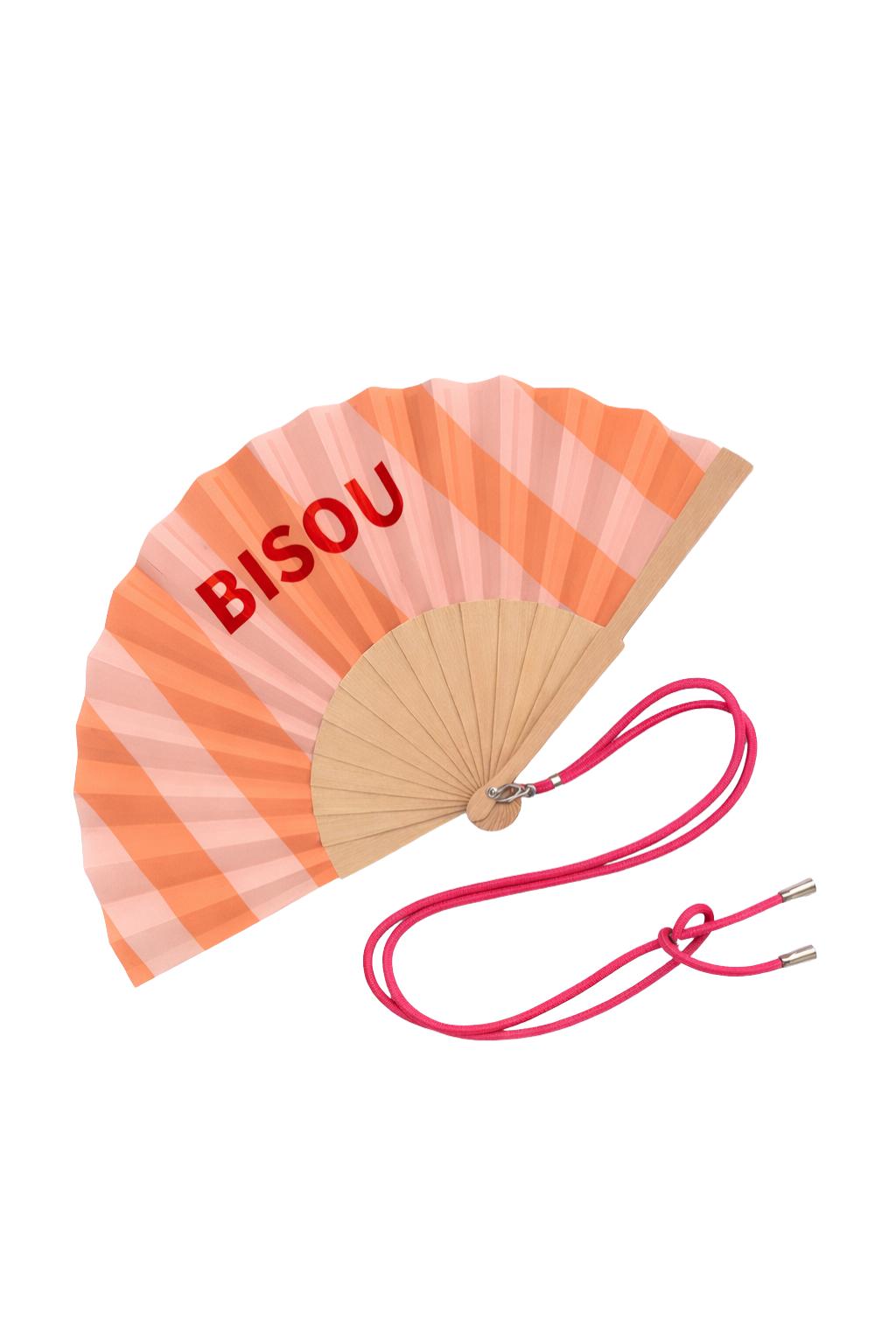 Fan with shoulder strap – Kiss