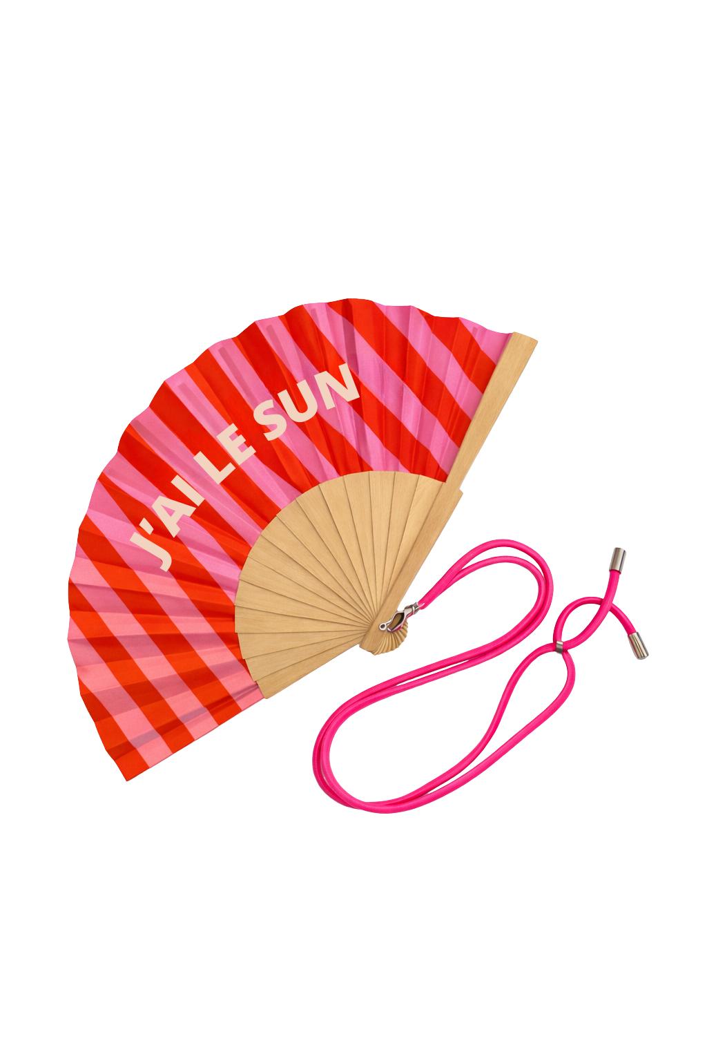 Fan with shoulder strap – I have the Sun