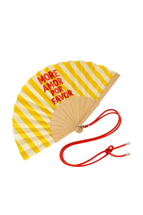 Fan with shoulder strap – More Amor Por Favor
