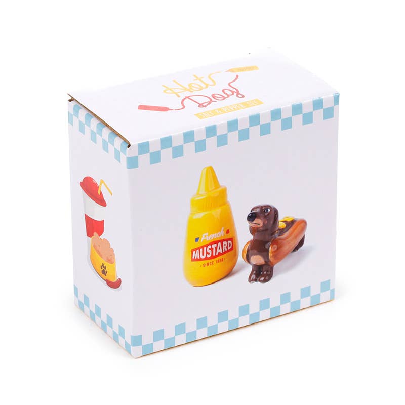 Sel et poivre Teckel Hot Dog et Moutarde