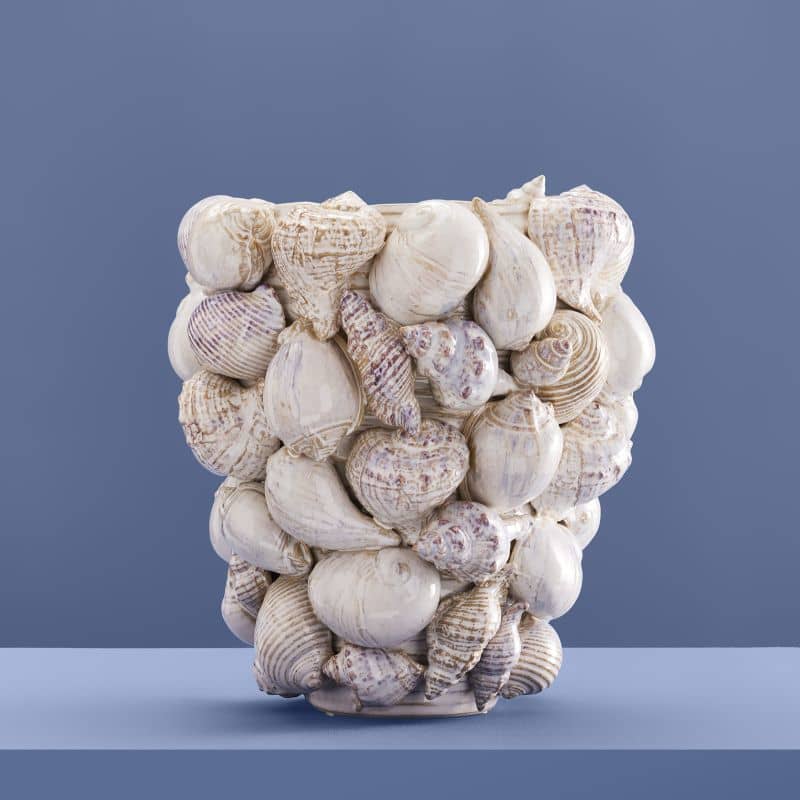 Schelpvaas, natuursteen M