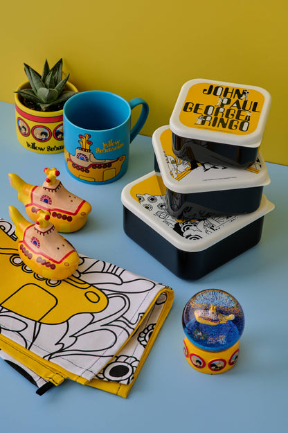 The Beatles Yellow Submarine ceramic salt and pepper shakers