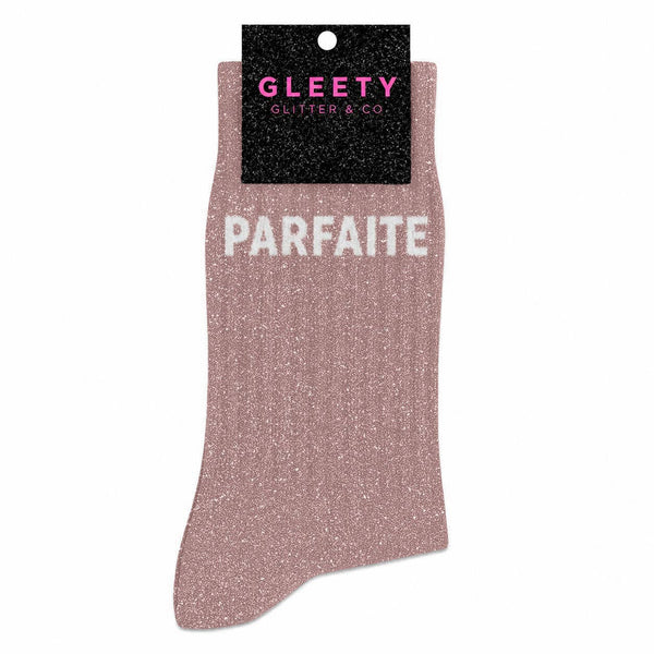 Chaussettes à Paillettes Parfaite Rose Gold – Gleety