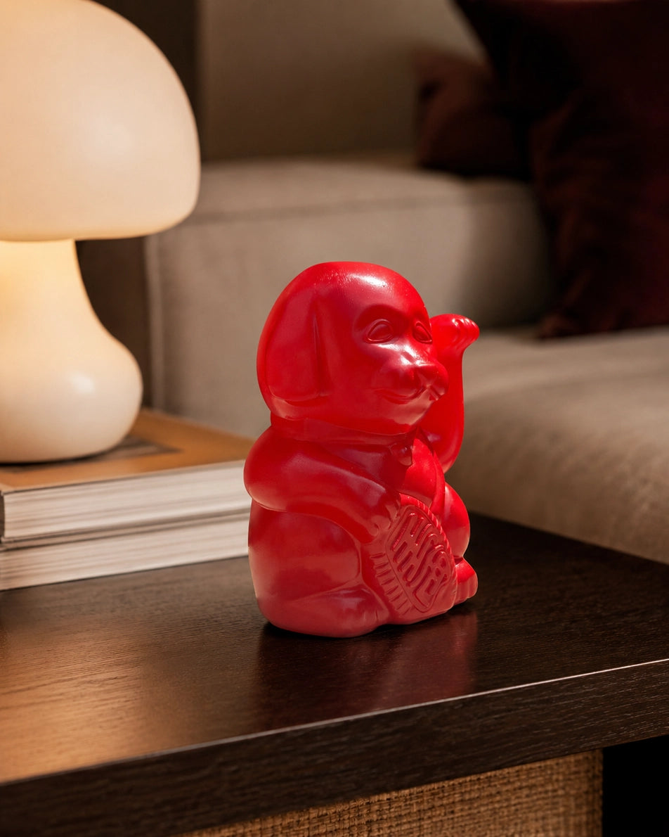 Chien Chanceux Rouge