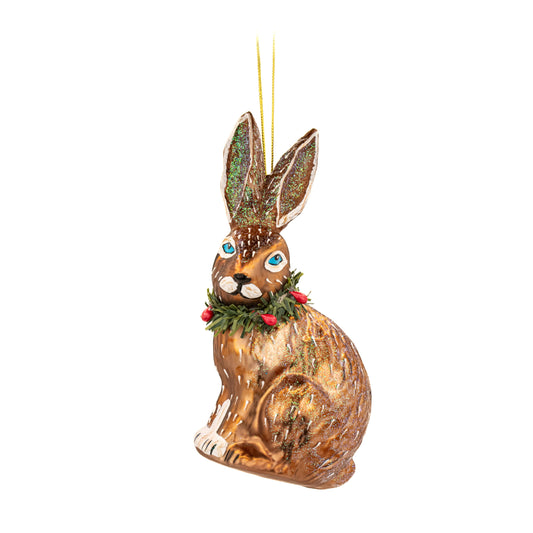 Festive hare-shaped ball