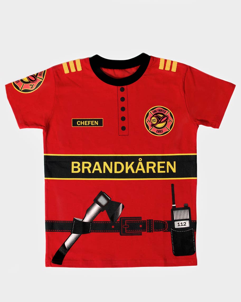 T-shirt Fire-Fighter en coton biologique 98-104 Cl