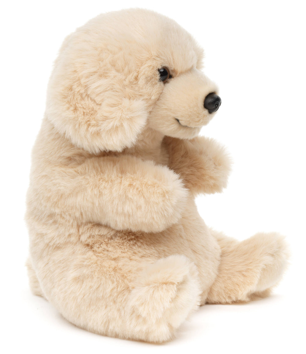 Peluche Labrador, Assis - Style Kawaii - 17 cm (Hauteur)