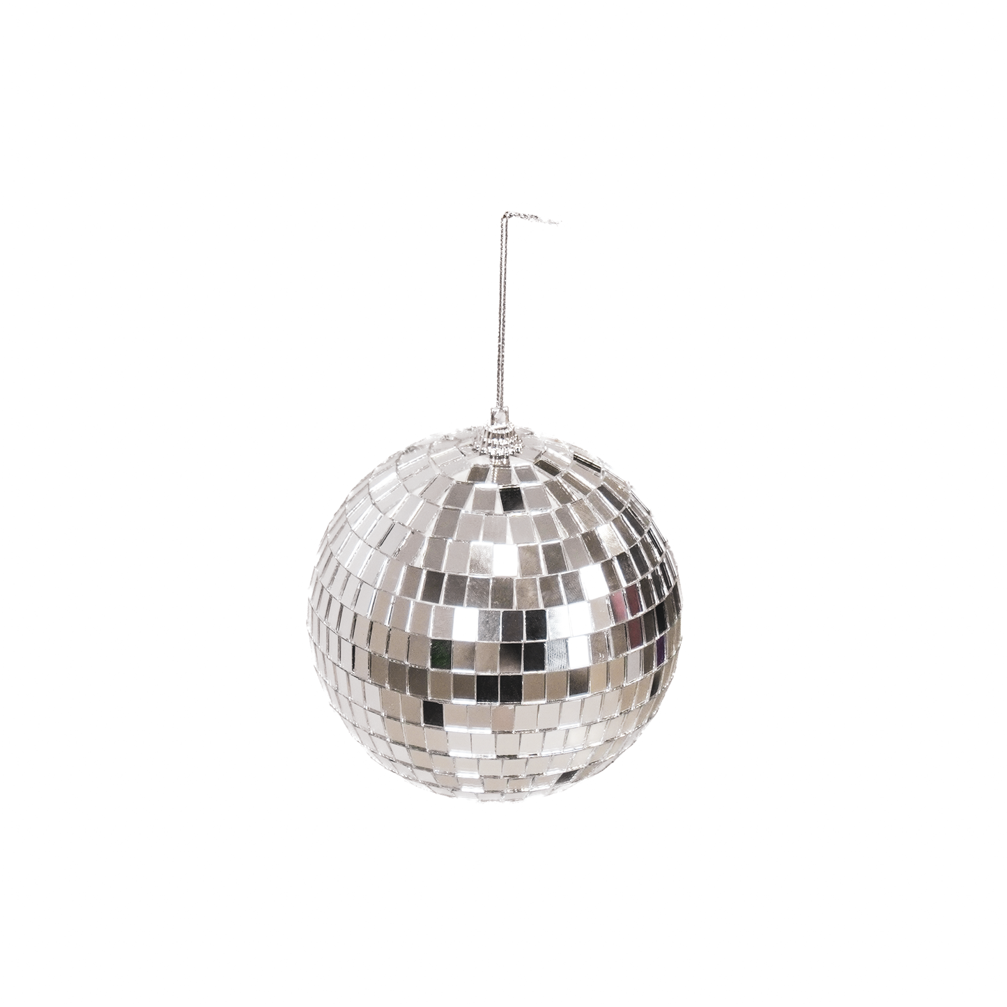 Boule de Noël Disco Argent - 15cm