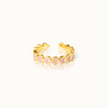 Ring - Het beige hart
