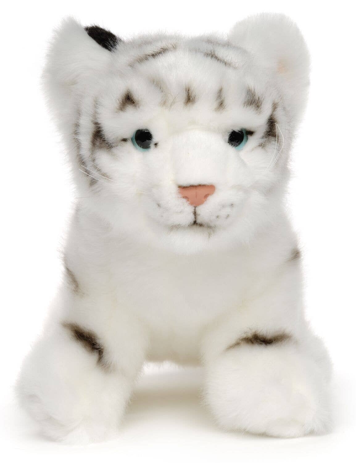 Peluche Bébé tigre blanc, assis