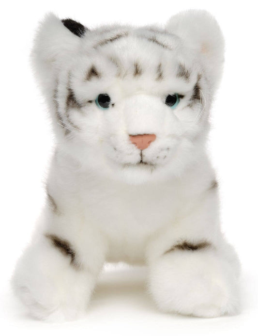 Peluche Bébé tigre blanc, assis