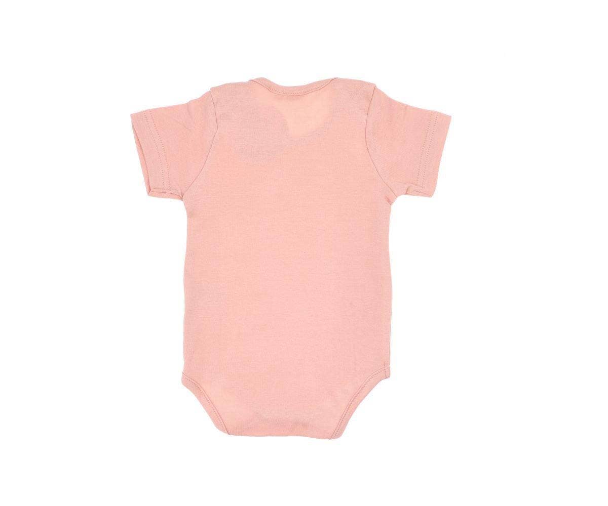 Baby short sleeve bodysuit Pink