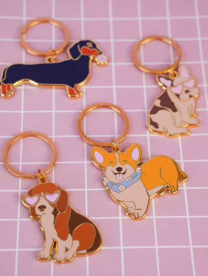 Bulldog Keychain