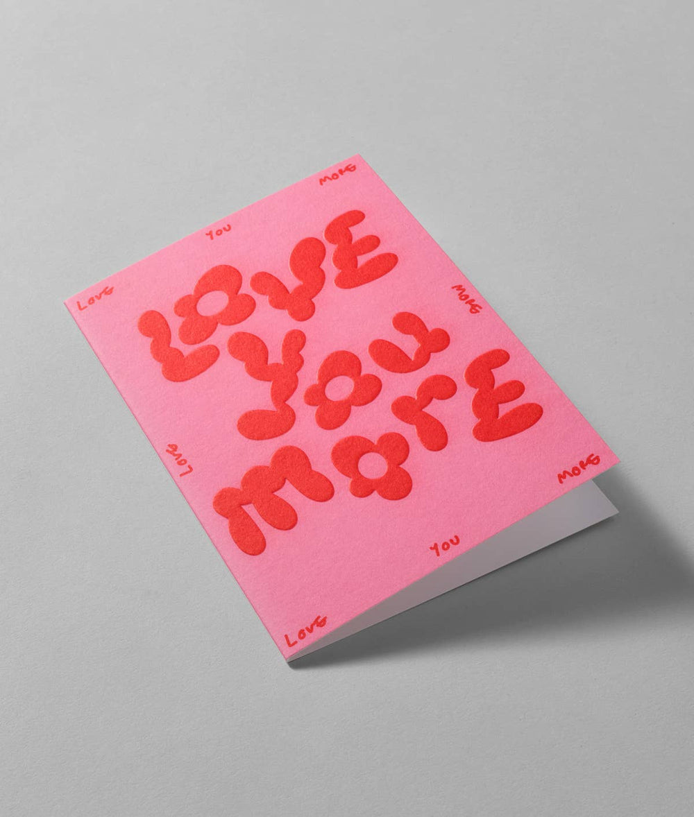 Carte de Vœux “Love You More”