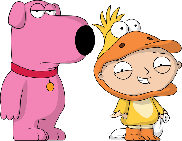 Stewie & Brian Trick-or-Treating