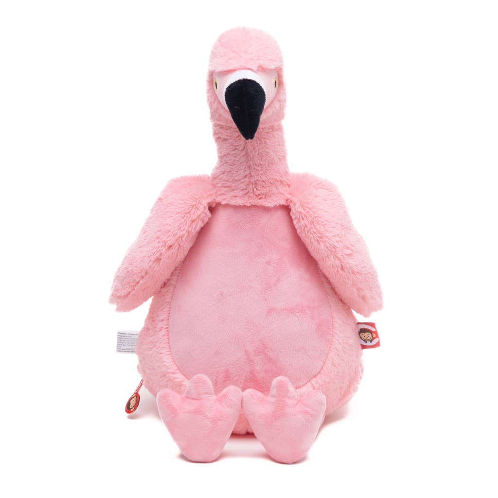 Peluche Flamant Rose Strawberry à Rembourrage Amovible