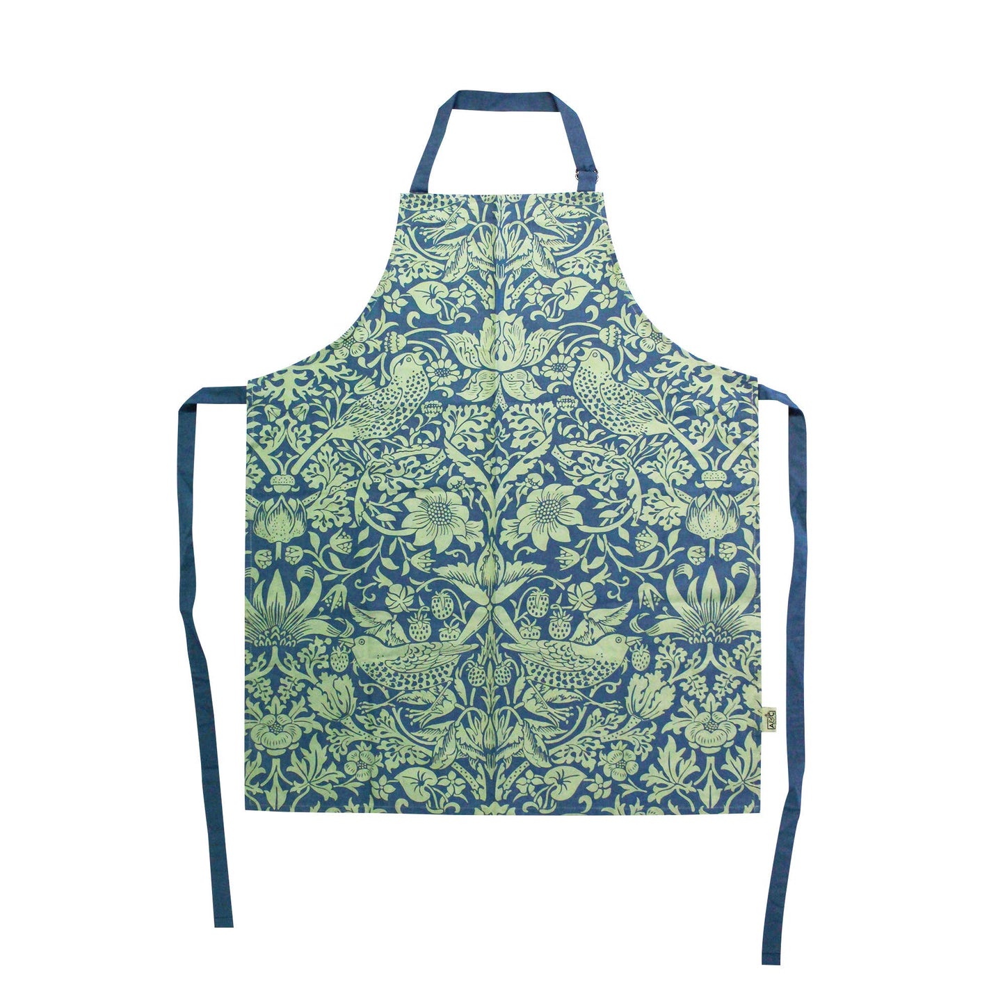 William Morris Saliegroene Schort van Gerecycled Katoen