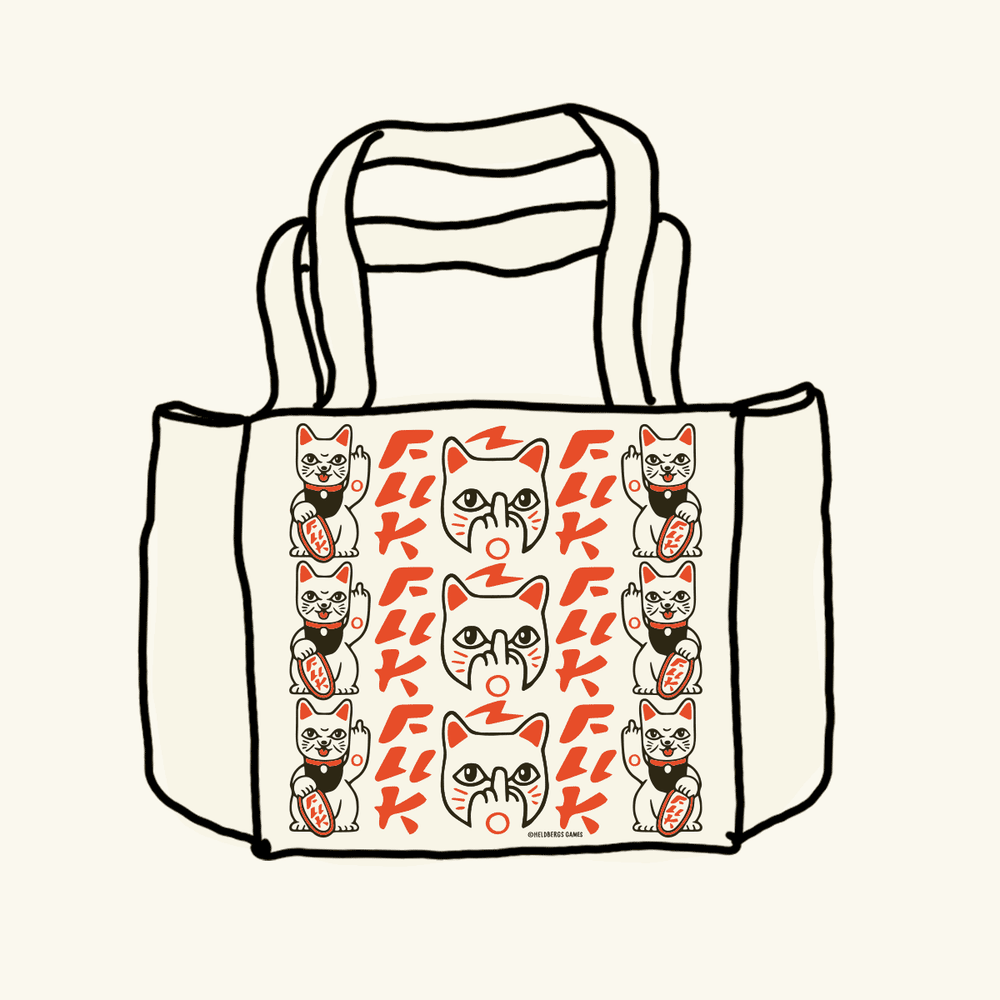 Tote Bag “Fuck you - Maneki Neko”