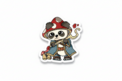 RPG Druïde Panda Sticker