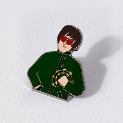 Oasis Enamel Pin Set, London Rock Music