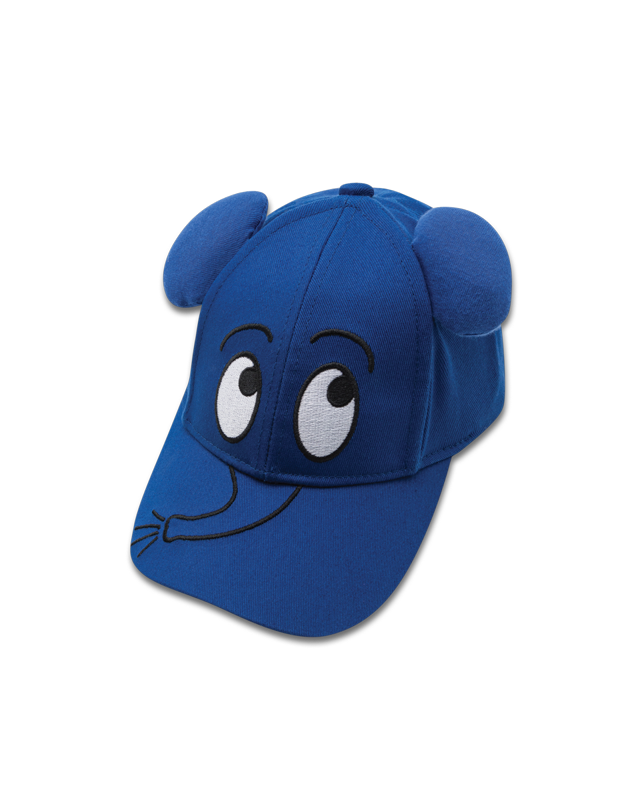 Children's cap with the blue elephant