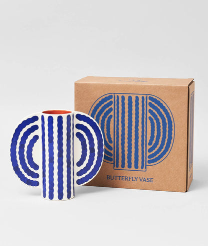 "Little Butterfly" Vase - Blue