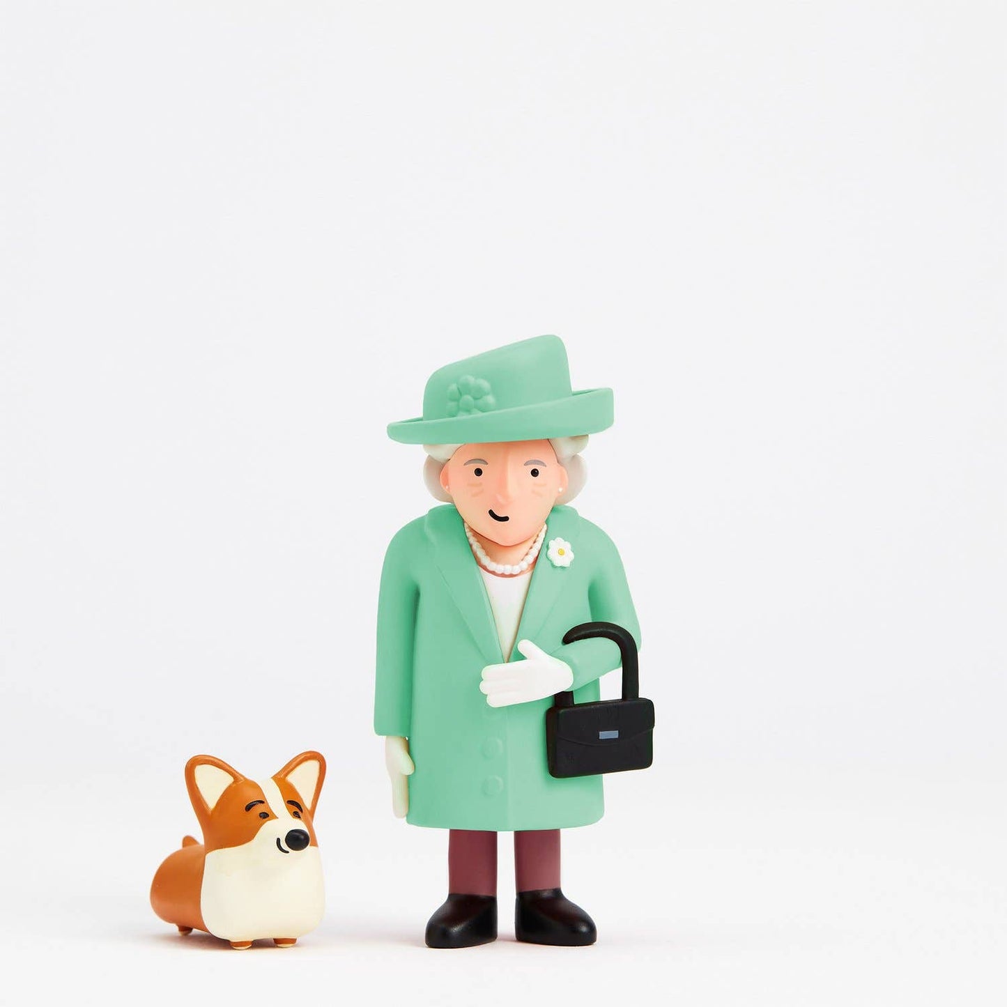 Het verzamelobject 'De Koningin & Koninklijke Corgi'