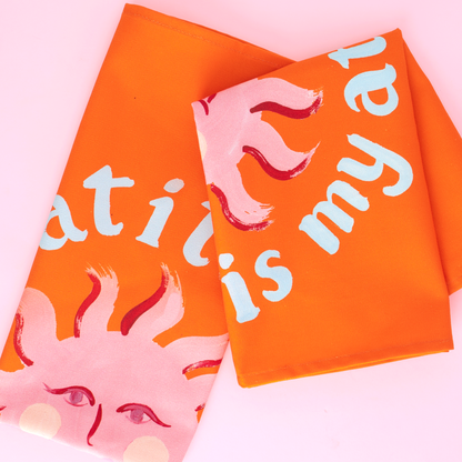 Dishcloth "Gratitude is my attitude"