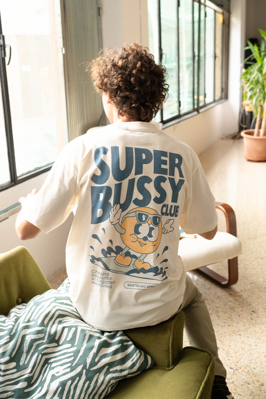 t shirt super bussy club nostalgic apparel