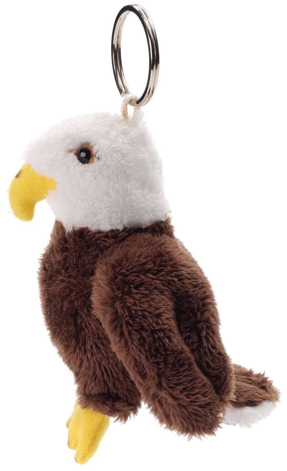 White-headed eagle plush keyring