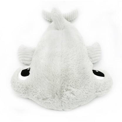 Peluche Ptipotos Maman et Bébé Requin Marteau - Gris Clair