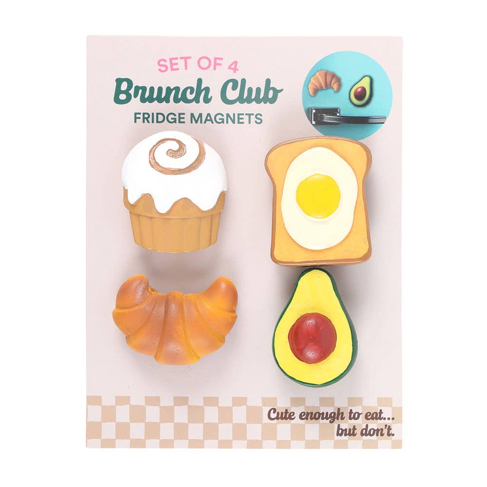 Brunch Club Refrigerator Magnet Set