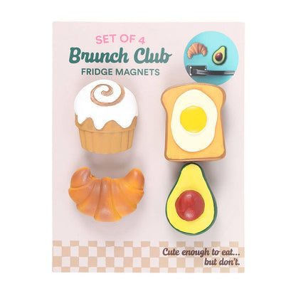 Brunch Club Refrigerator Magnet Set