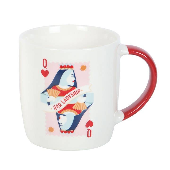 Tasse Cartes à jouer - Reine de Cœur