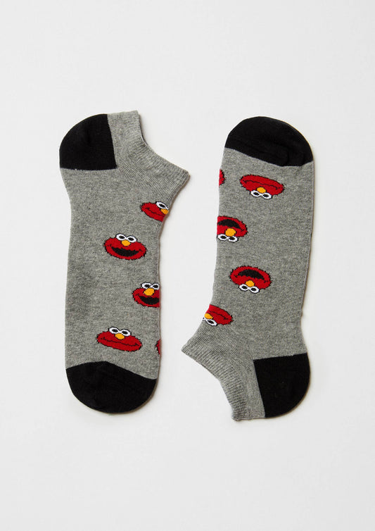 BeSesameStreet Elmo - Chaussettes Cheville en Coton Bio