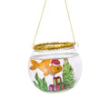 Boule de Noël Bocal à Poisson Rouge