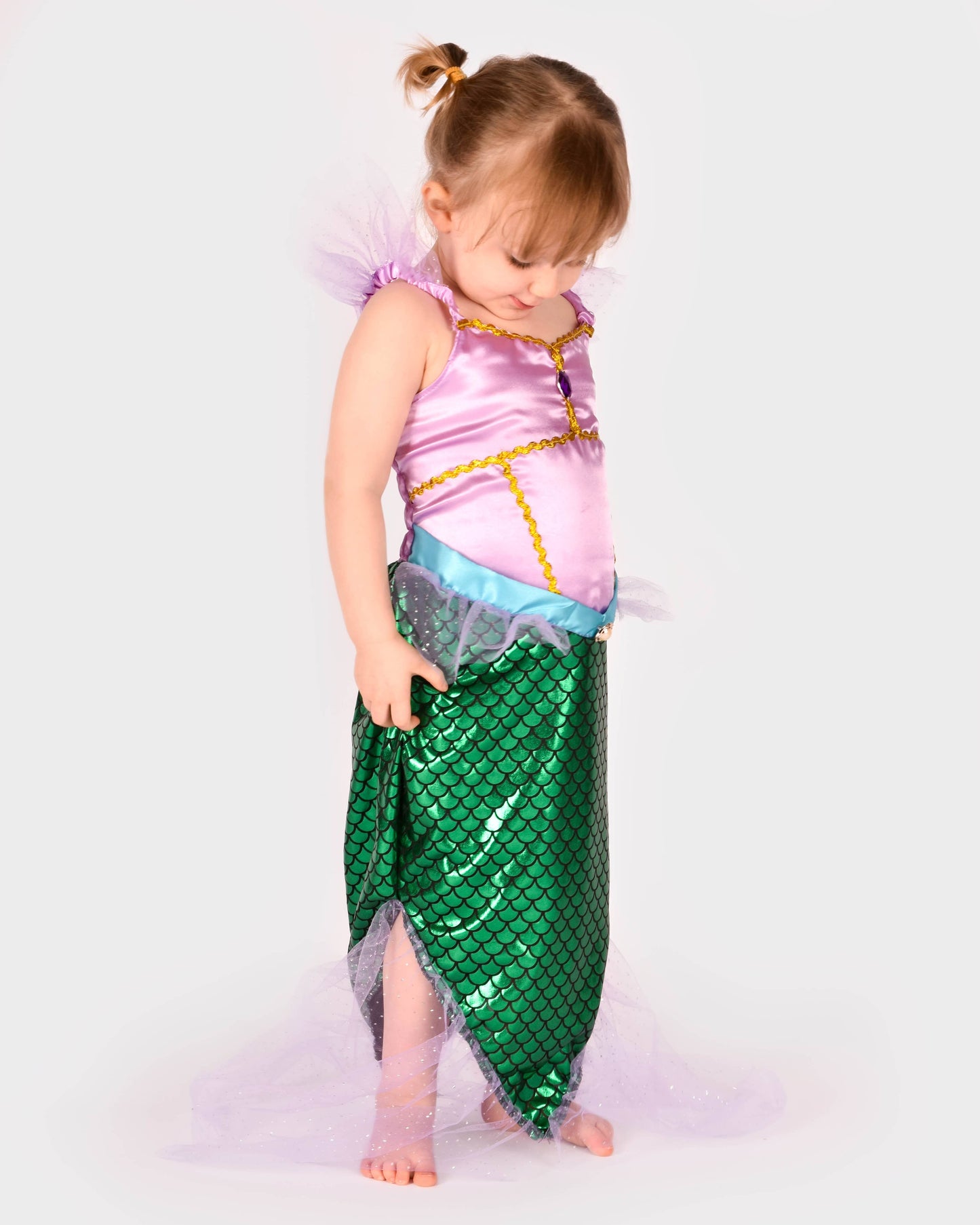 Robe de sirène 110-116 cm pour enfants de 4 à 6 ans
