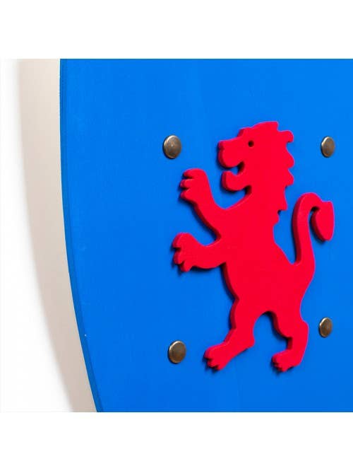 Kamelot Blauw Schild met Leeuw L