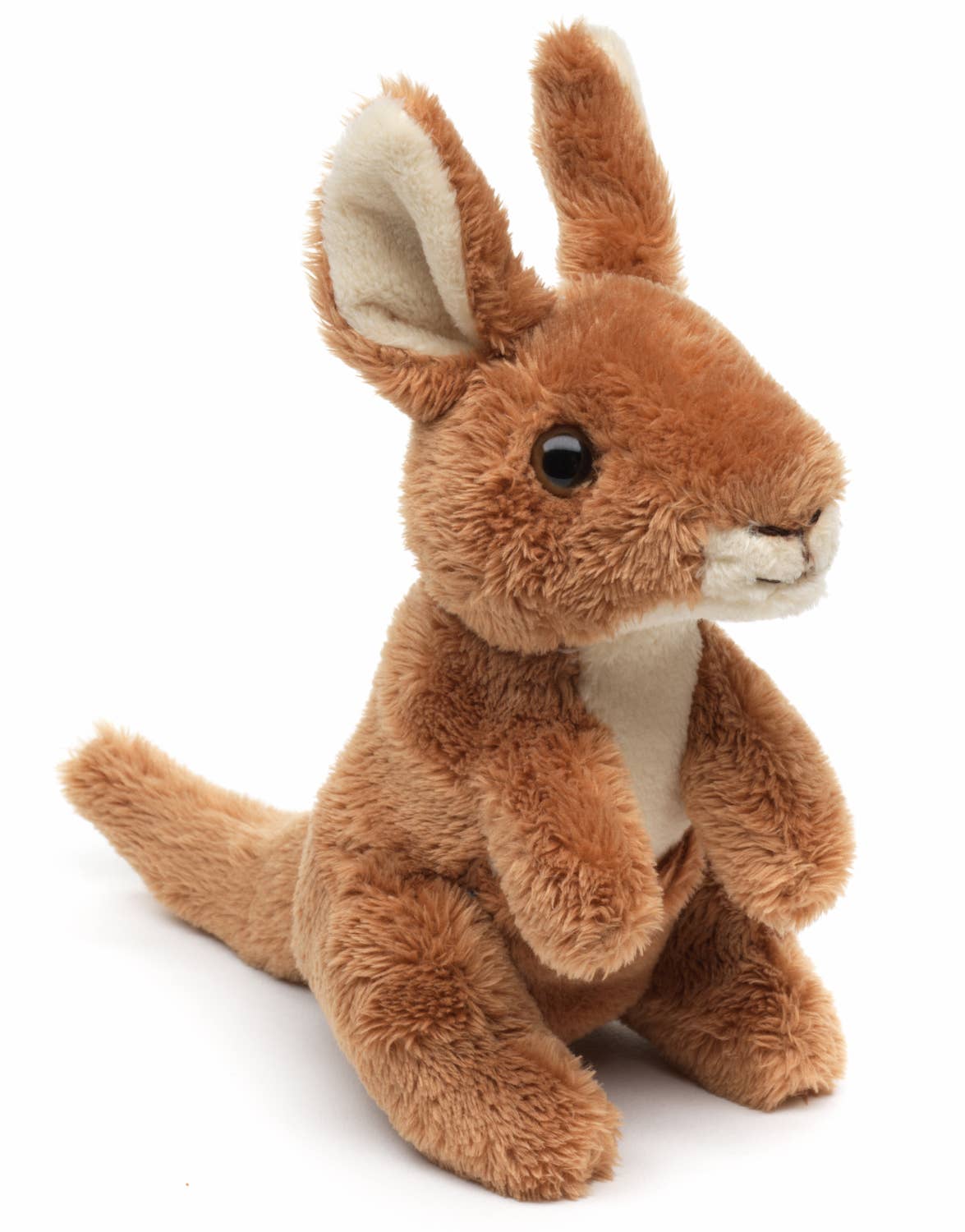 Standing kangaroo plush toy