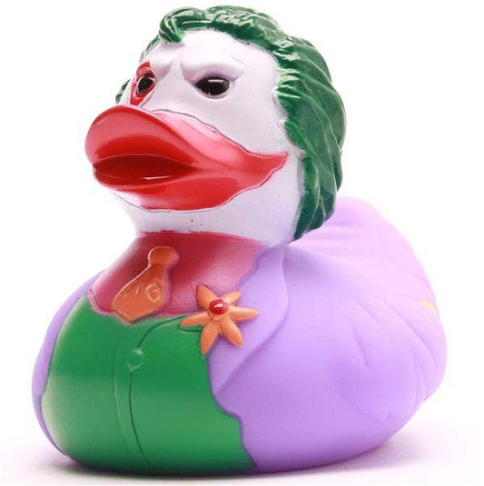 Canard Clown aux cheveux verts