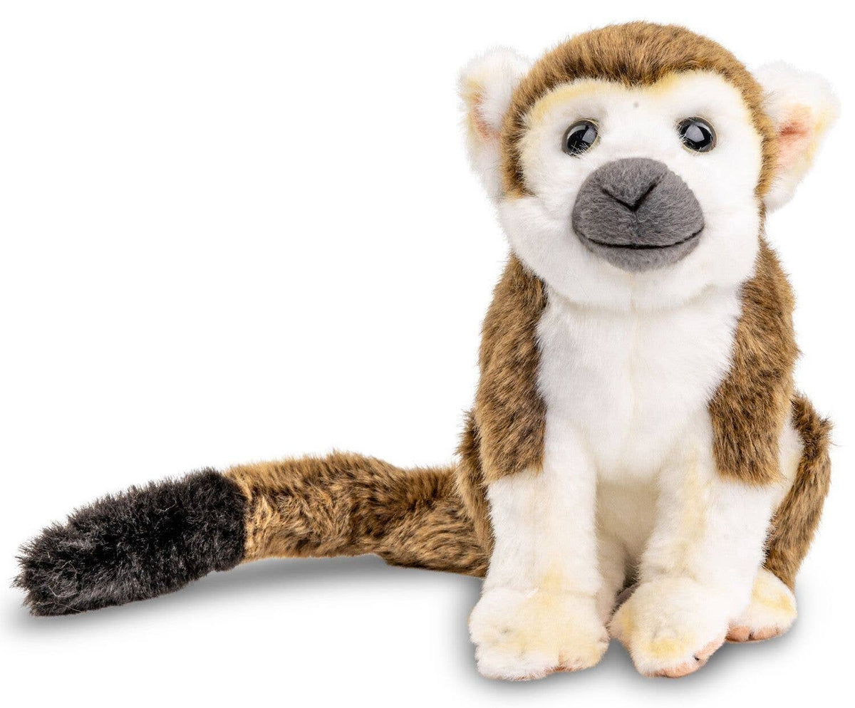 Sitting squirrel monkey plush