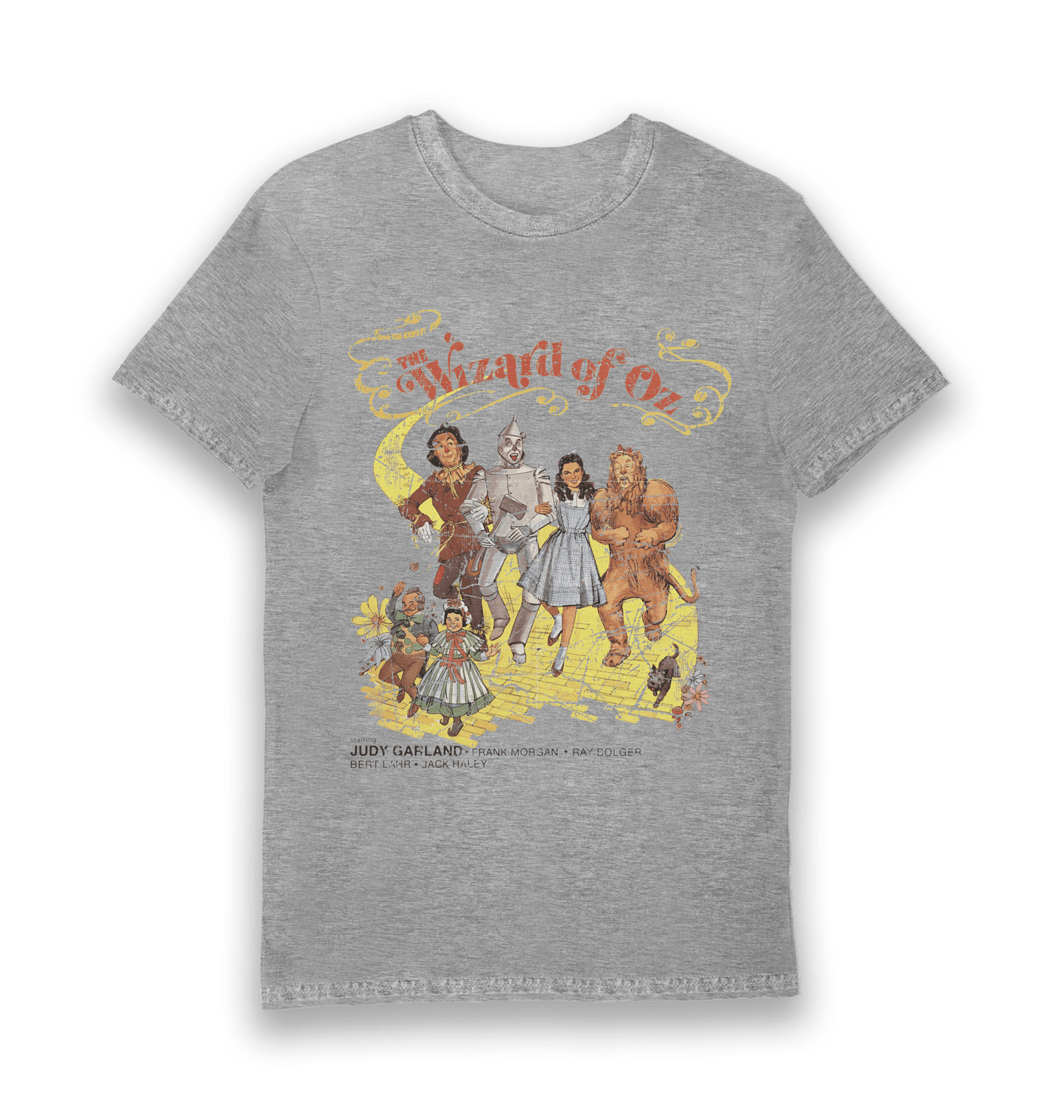 T-shirt adulte Le Magicien d'Oz groupe de personnages
