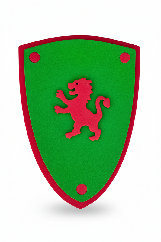 Softik Green Foam Shield with Lion