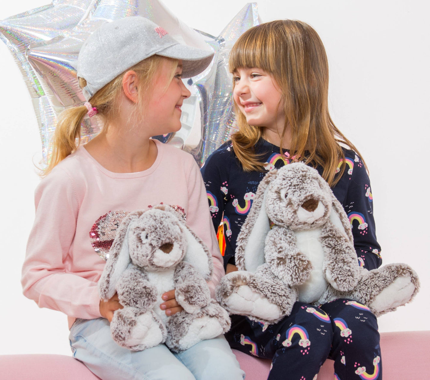 Grey Rabbit Plush Toy