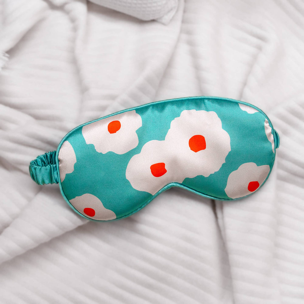 Green Floral Sleep Mask