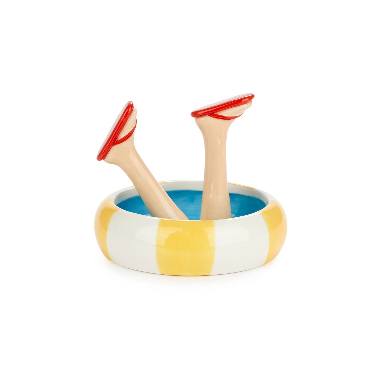 Ring holder, Happy Legs Summer, ceramic