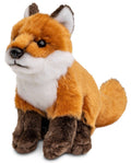 Peluche Renard Roux Assis